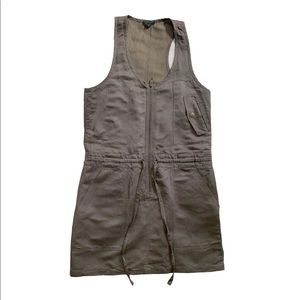 Theory Utility Style Satin Summer Mini Dress